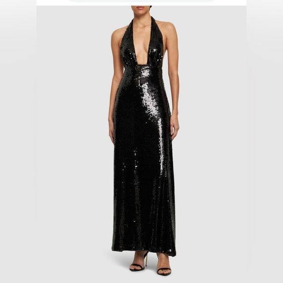 WeWoreWhat Dresses & Skirts - WeWoreWhat sequin halter Maxi Dress